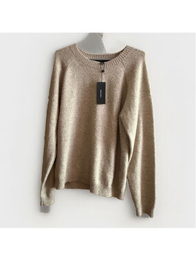 Vero Moda Knit Pullover Sweater Silver/Gold - Size XL ✨ NWT